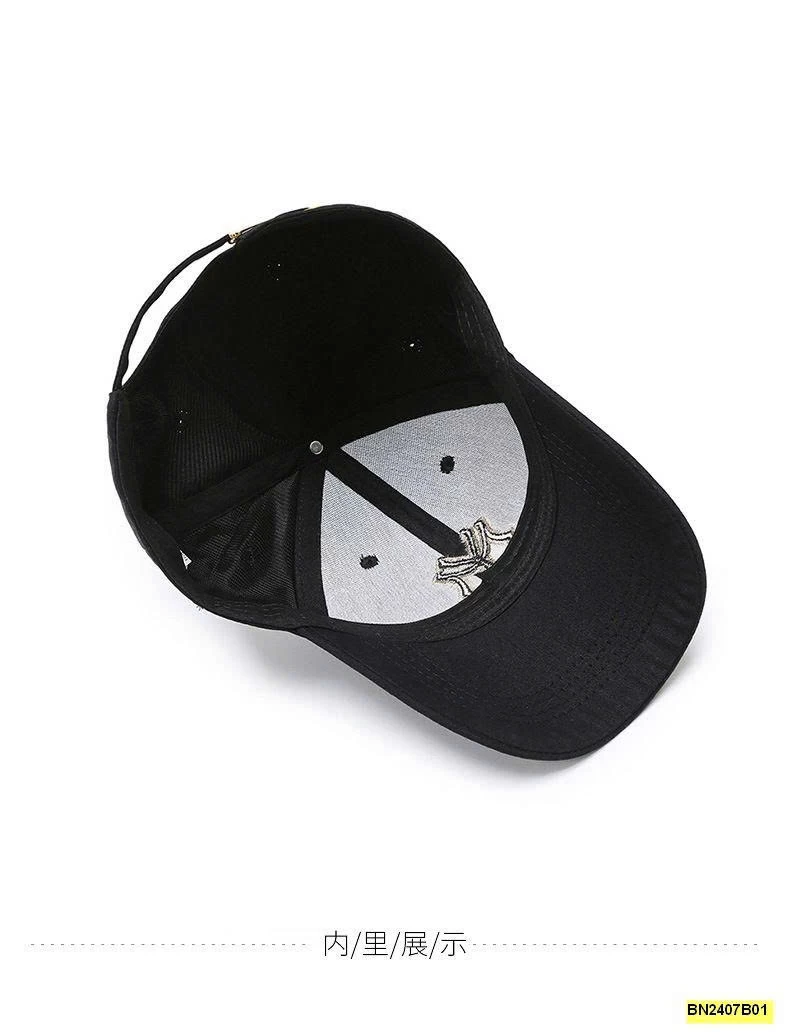 MŨ LƯỜI TRAI N.Y KHÓA KIM LOẠI