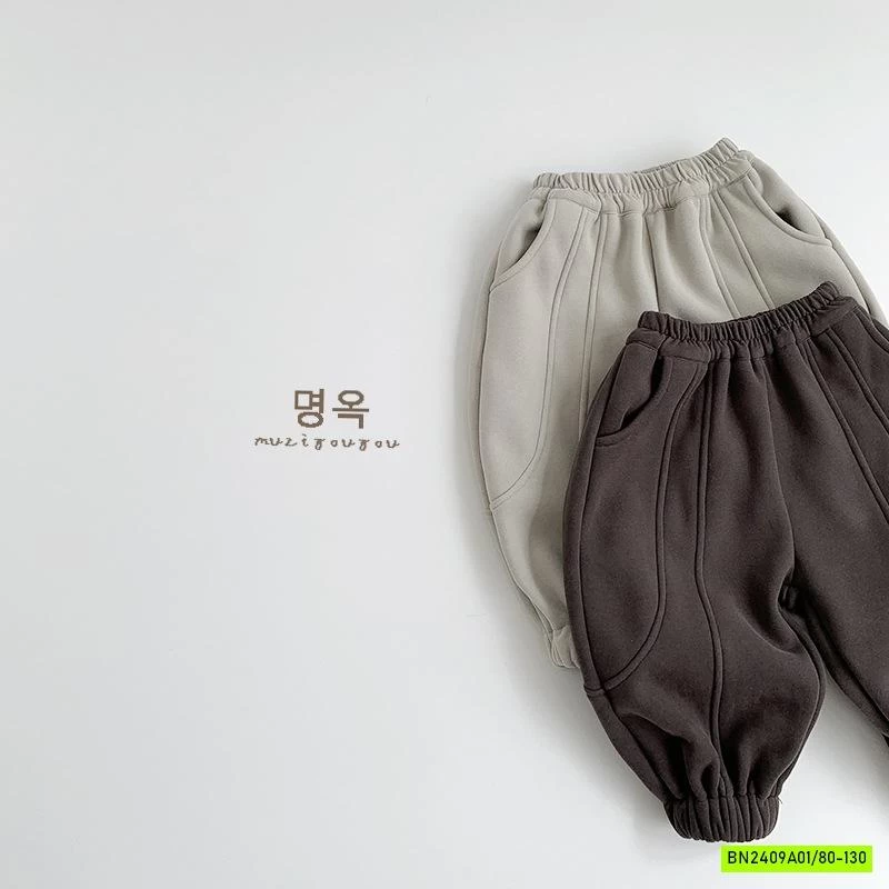 QUẦN NỈ BO GẤU LÓT LÔNG CÙN