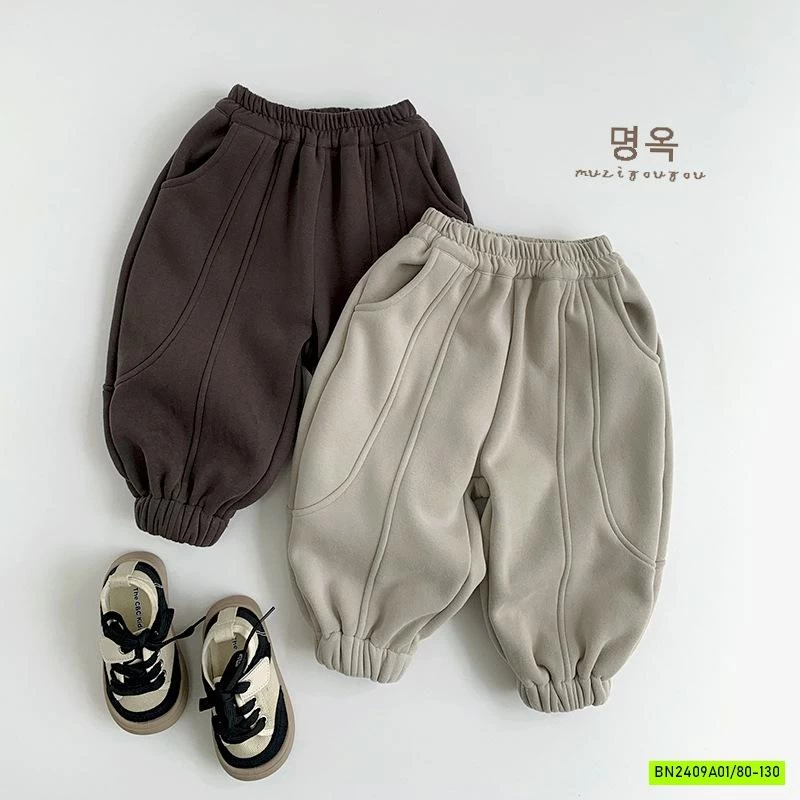 QUẦN NỈ BO GẤU LÓT LÔNG CÙN