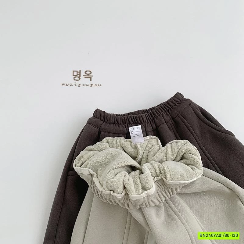 QUẦN NỈ BO GẤU LÓT LÔNG CÙN