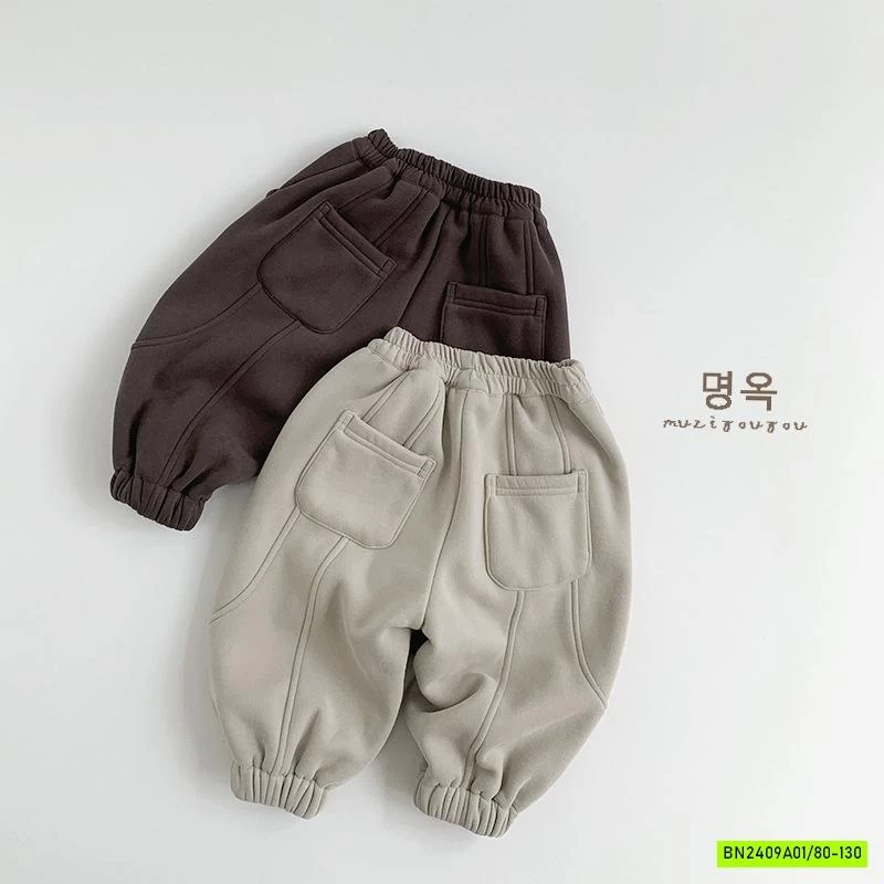 QUẦN NỈ BO GẤU LÓT LÔNG CÙN