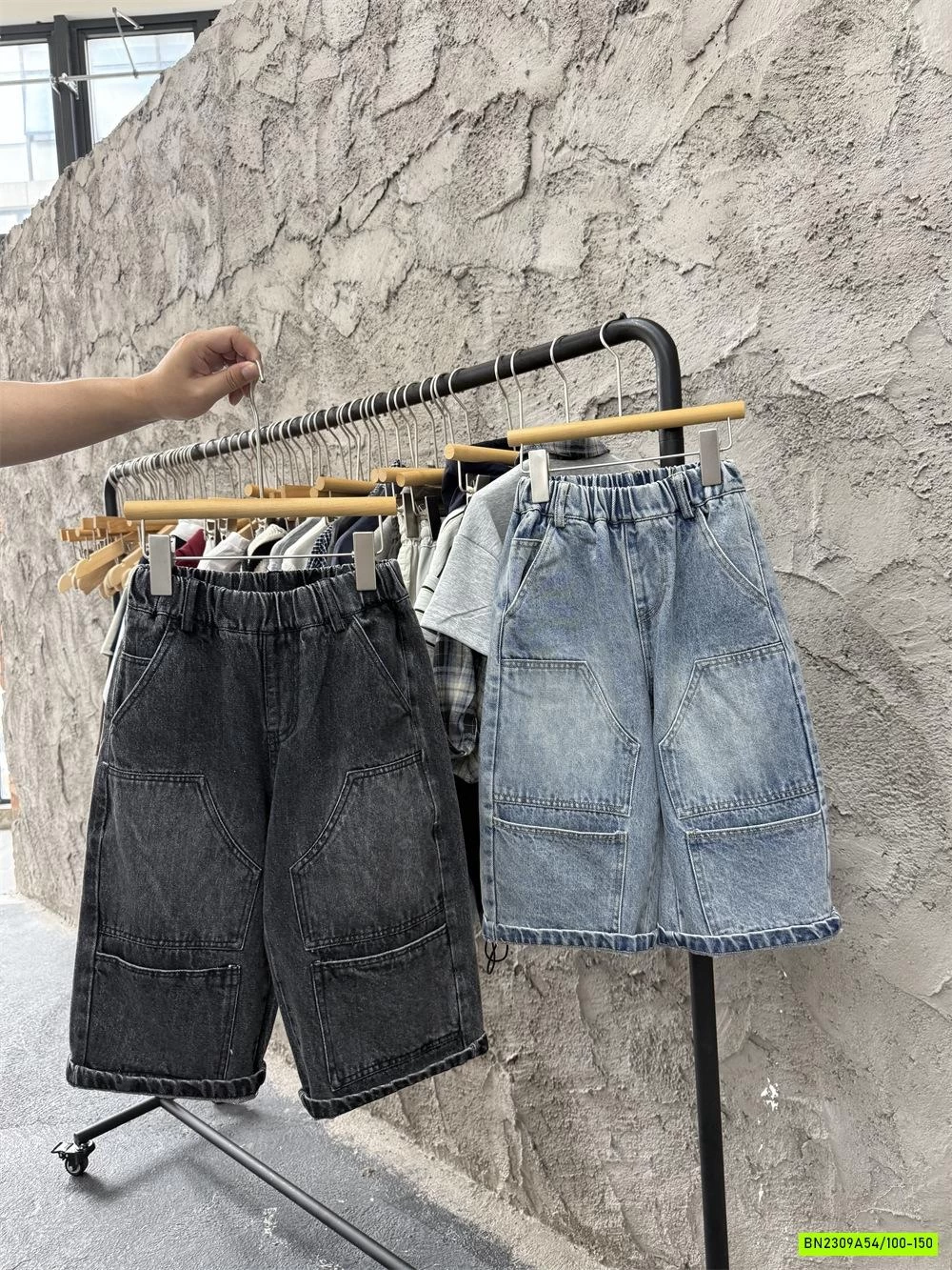 JEANS SUÔNG TÚI GỐI