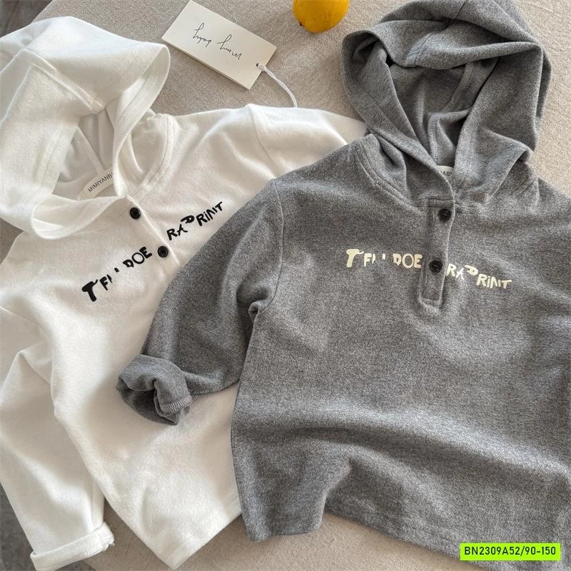 HOODIE NỈ IN CHỮ MMY