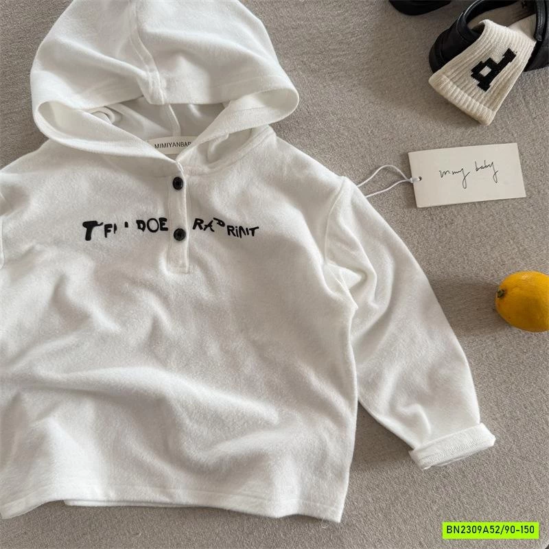 HOODIE NỈ IN CHỮ MMY