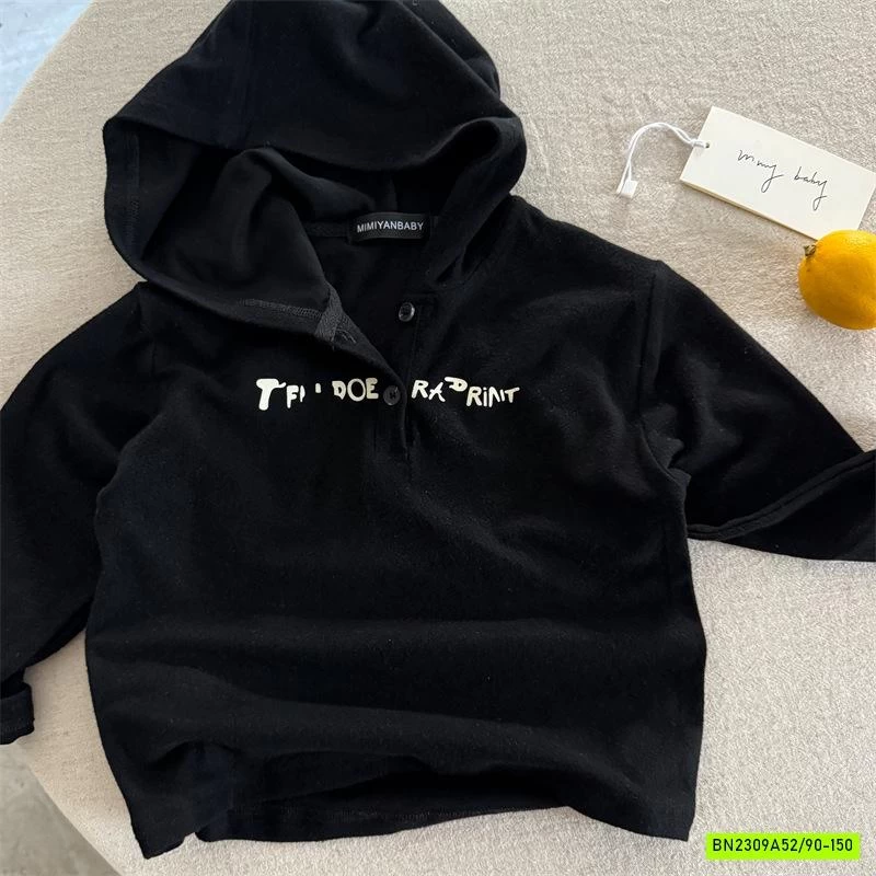 HOODIE NỈ IN CHỮ MMY