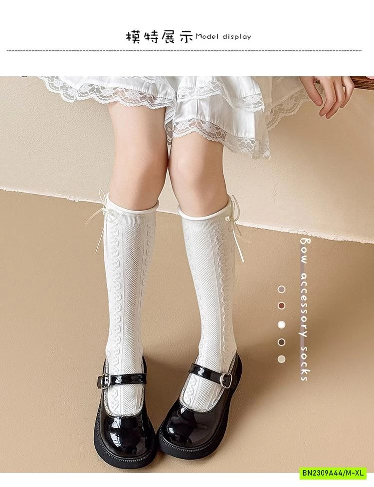 SÉT 3Đ TẤT NGANG GỐI GẮN NƠ TIỂU THƯ