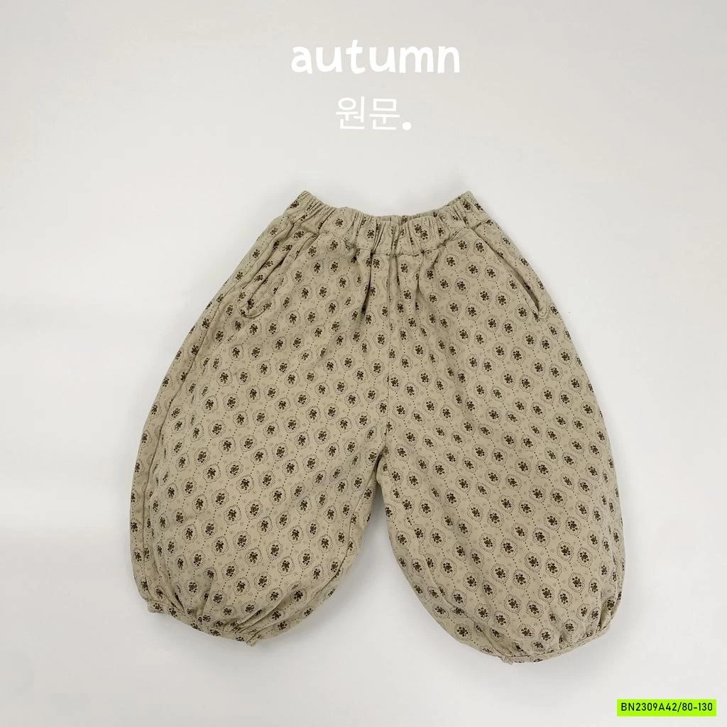 QUẦN BOM HOA NHÍ KOREA