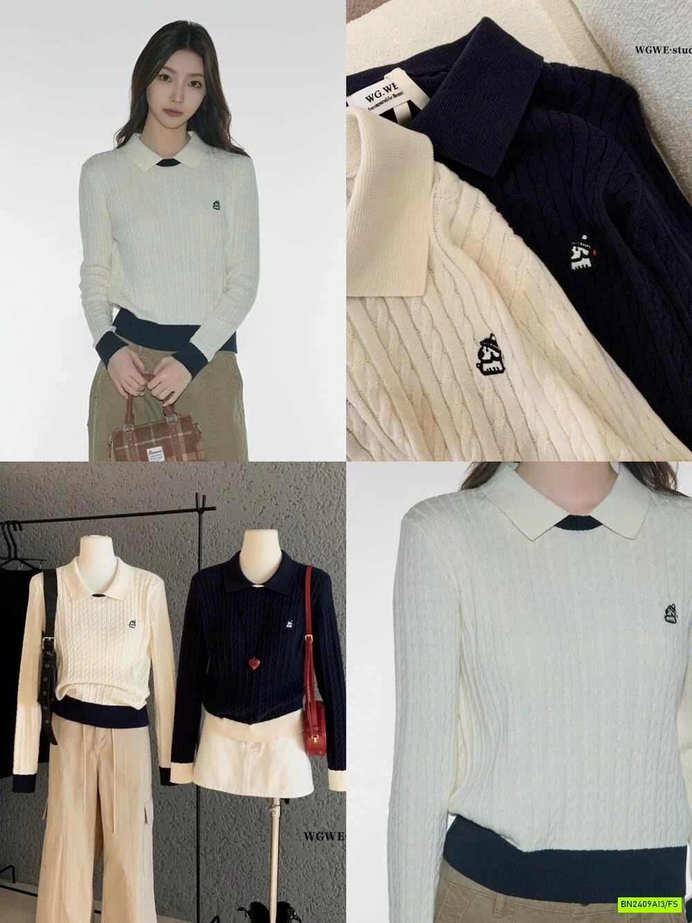 POLO LEN PHỐI CỔ WGWE7145