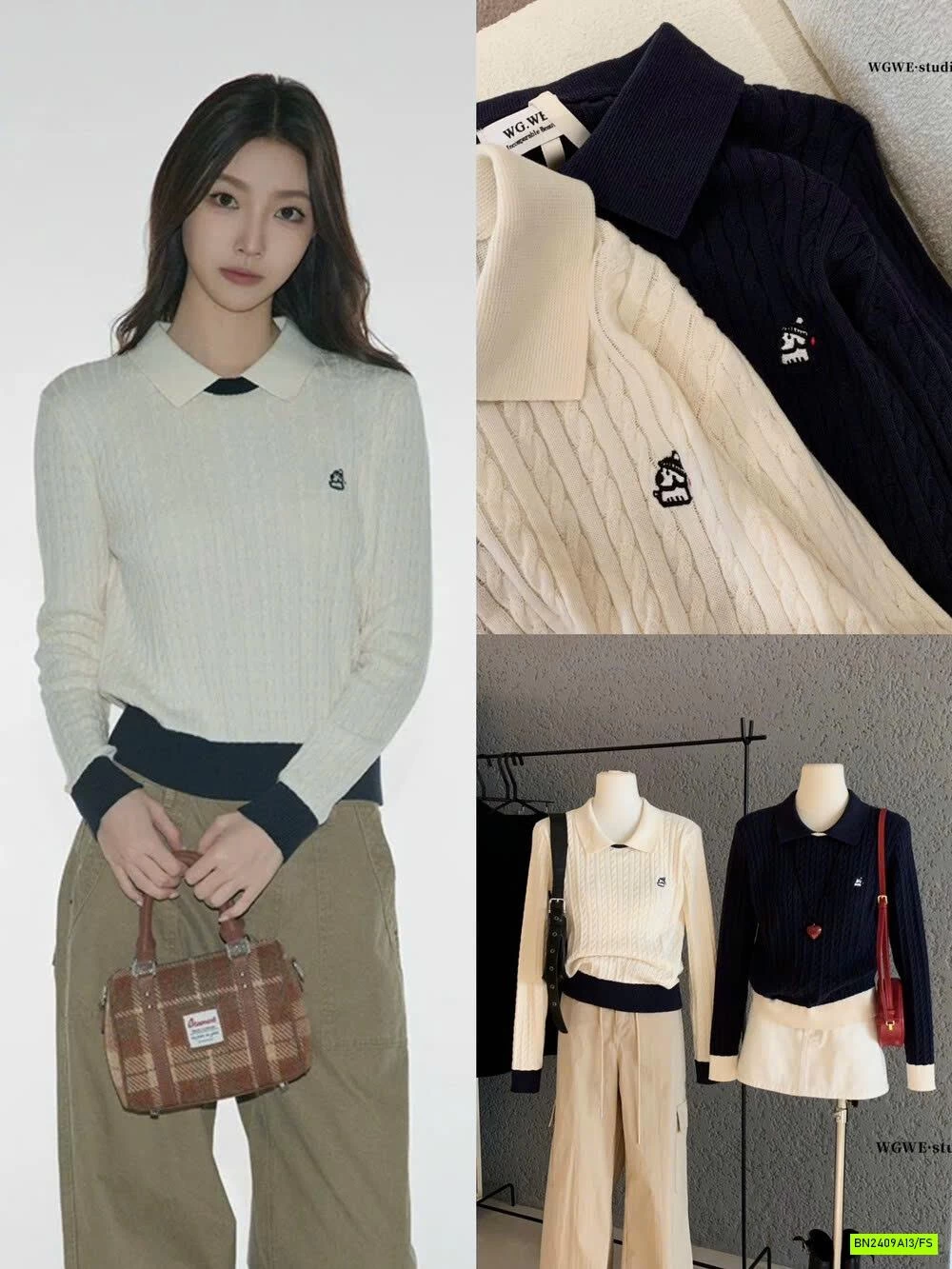 POLO LEN PHỐI CỔ WGWE7145