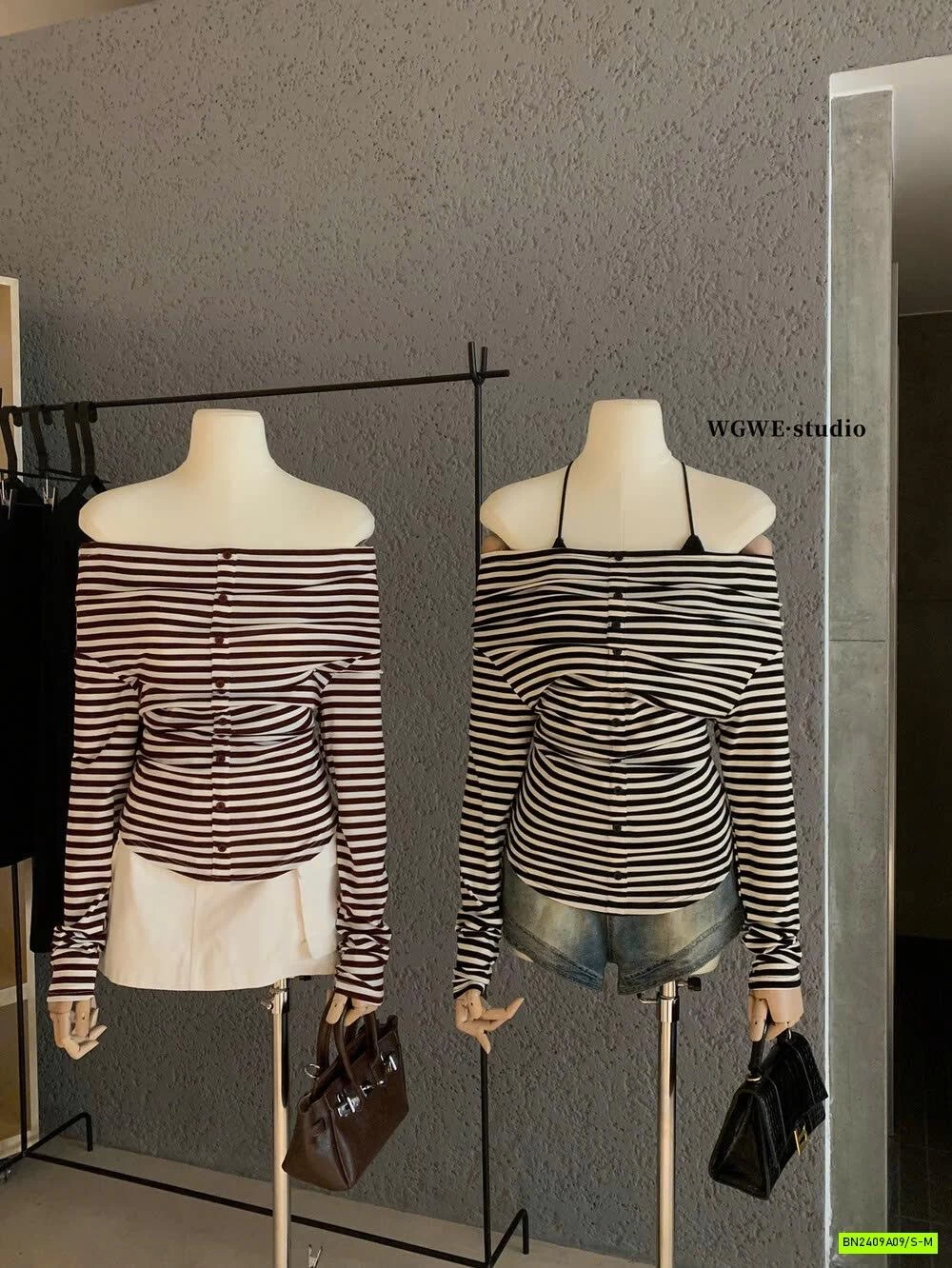 ÁO THUN KẺ TRỄ VAI WGWE7450