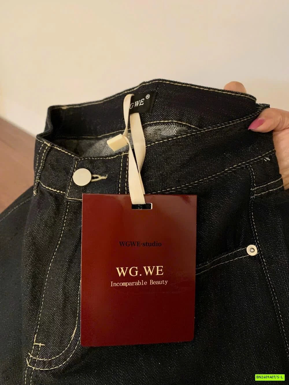 SHORT DENIM CẠP CAO