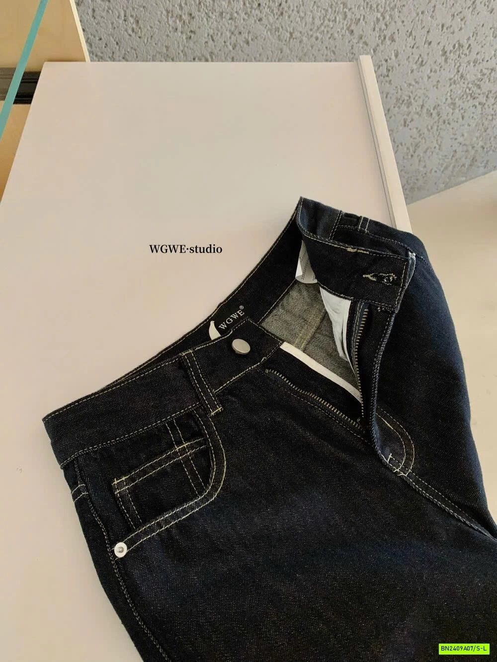 SHORT DENIM CẠP CAO