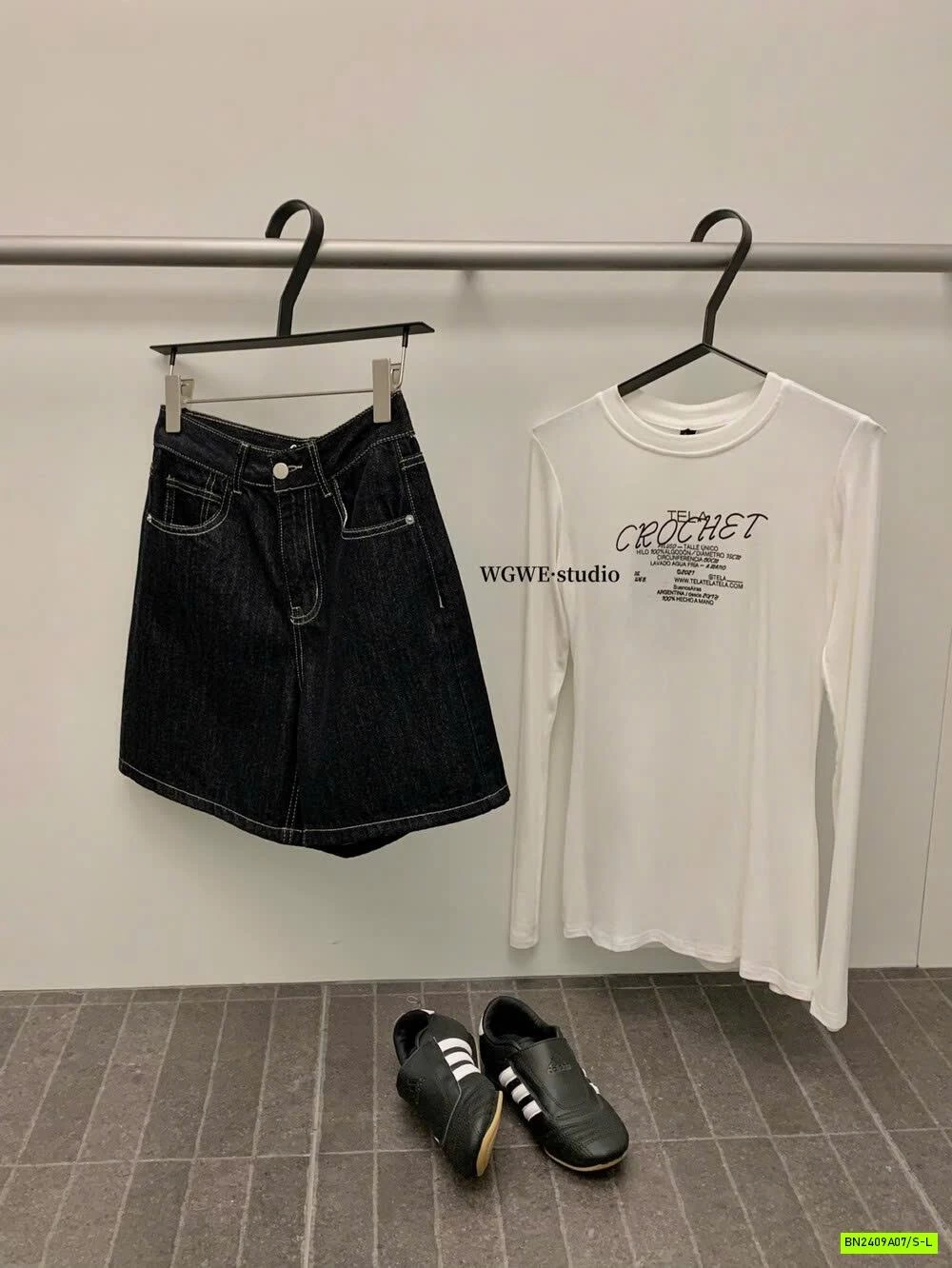 SHORT DENIM CẠP CAO