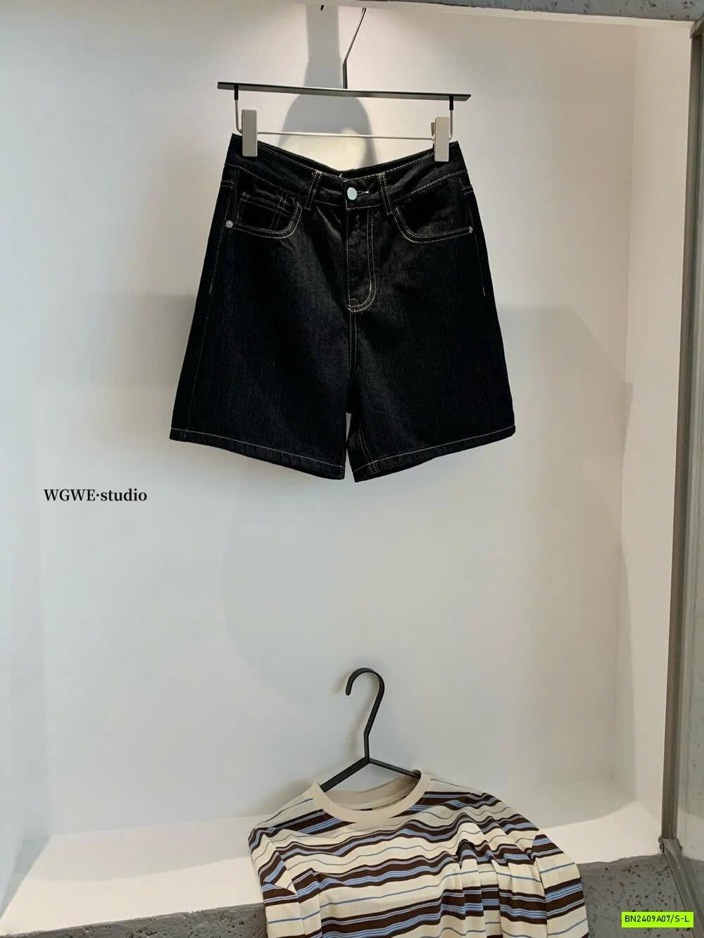 SHORT DENIM CẠP CAO