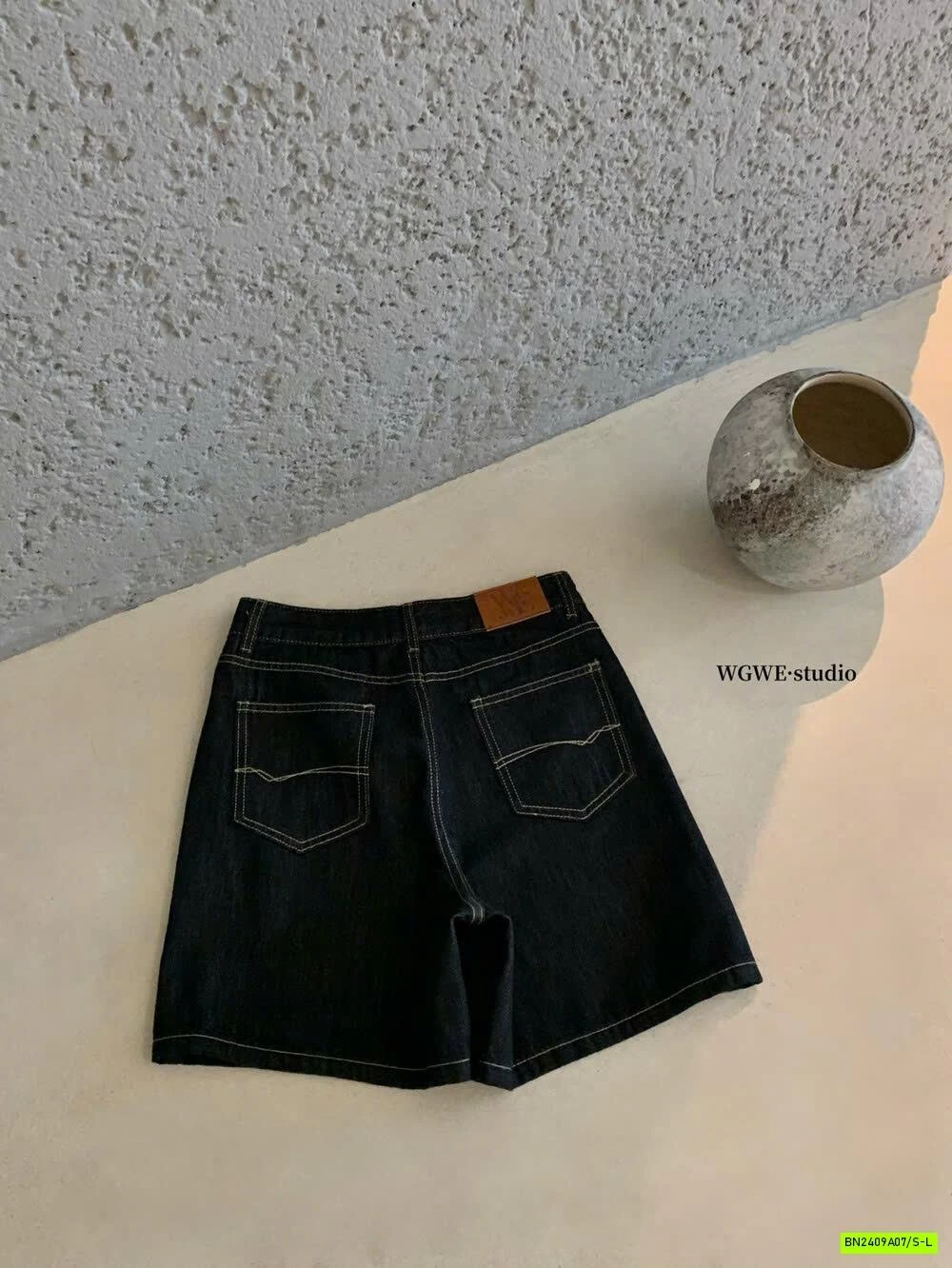 SHORT DENIM CẠP CAO