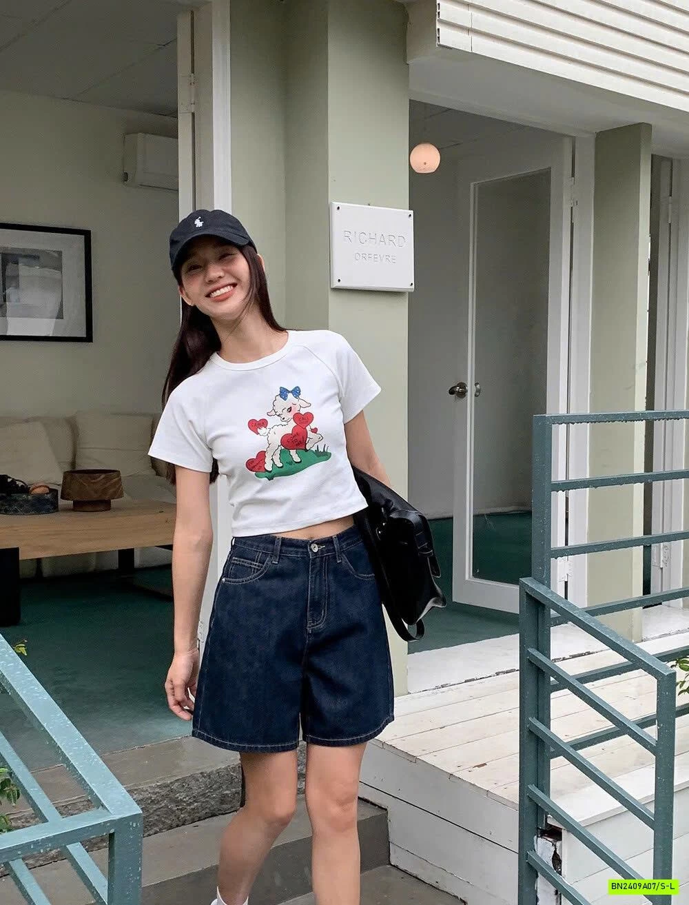 SHORT DENIM CẠP CAO