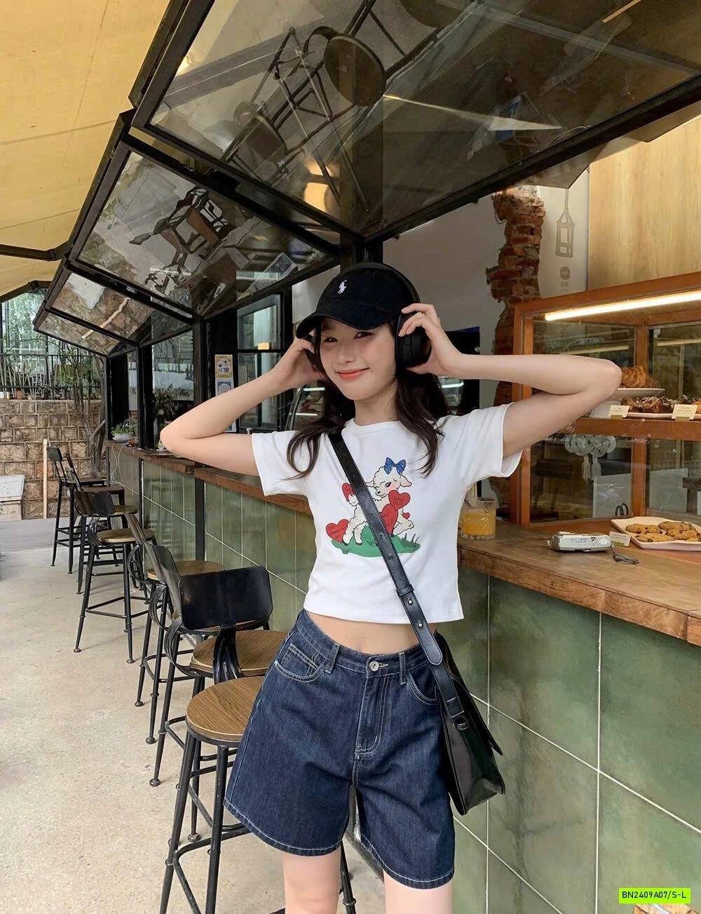 SHORT DENIM CẠP CAO