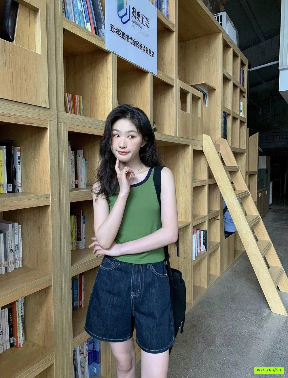 SHORT DENIM CẠP CAO