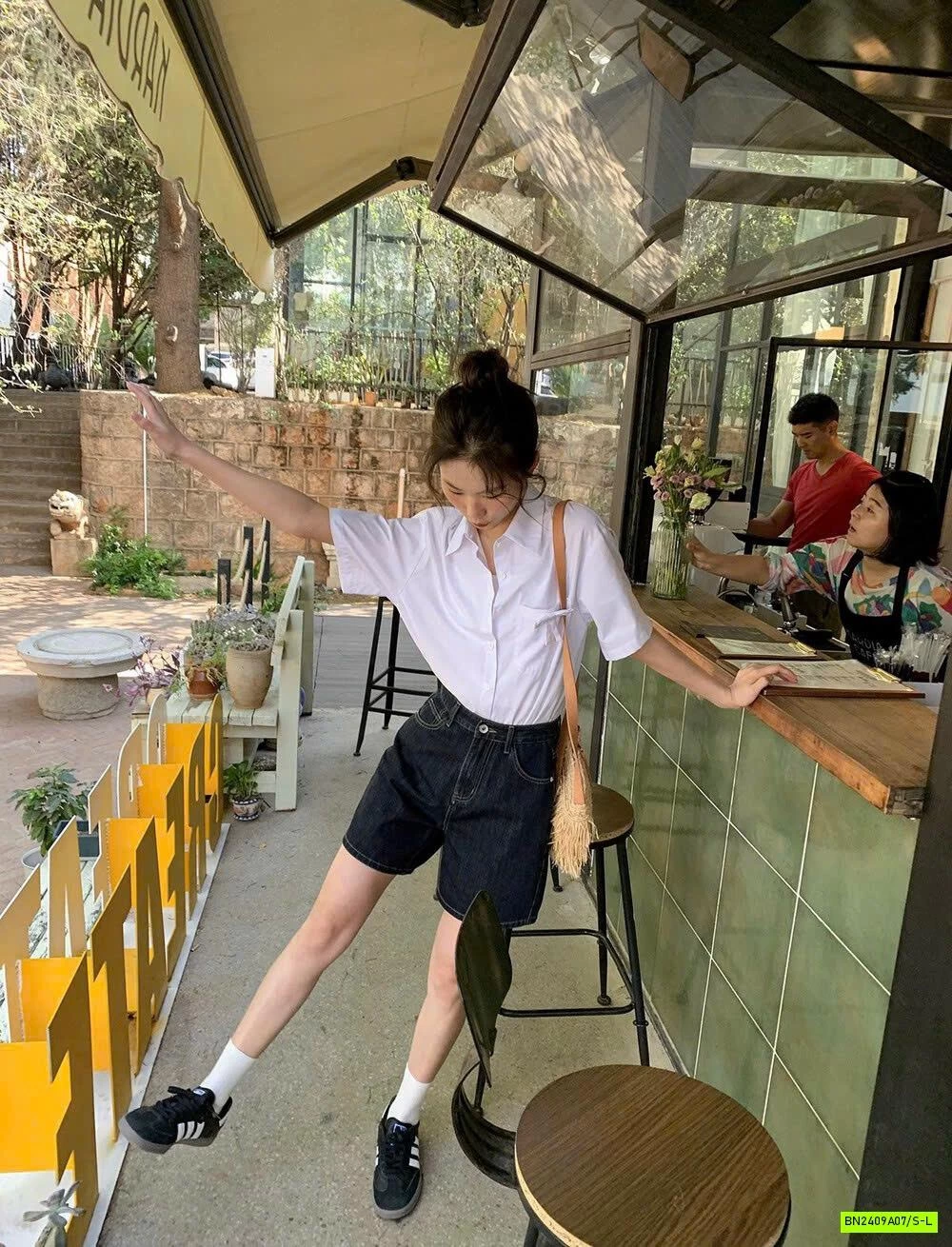 SHORT DENIM CẠP CAO