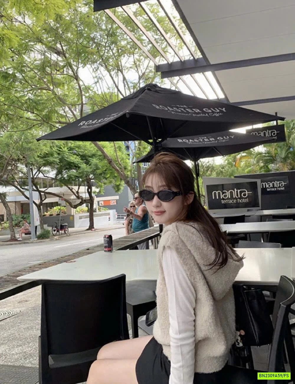 KHOÁC GILE LÔNG CỪU LIỀN MŨ WGWE