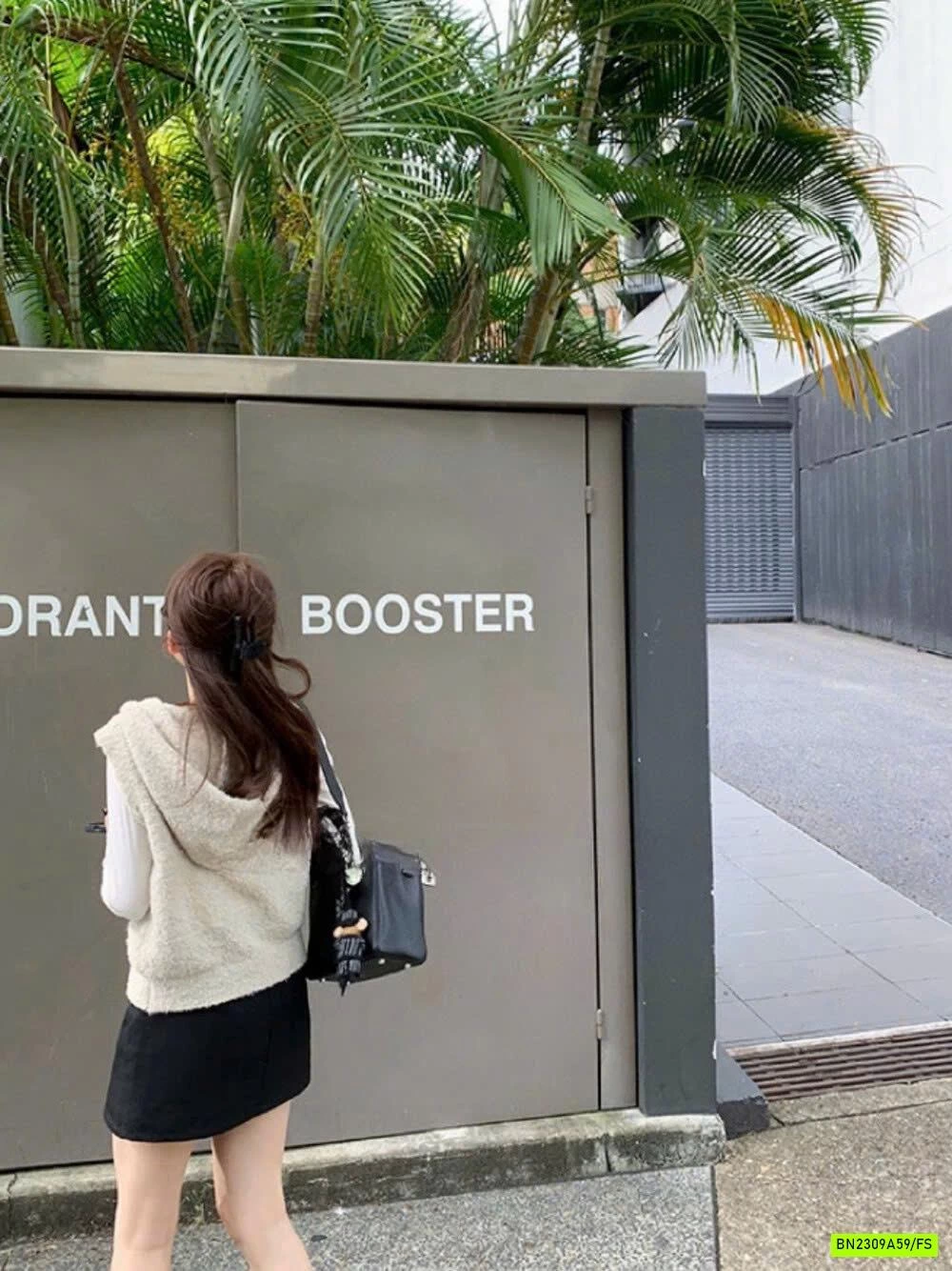 KHOÁC GILE LÔNG CỪU LIỀN MŨ WGWE