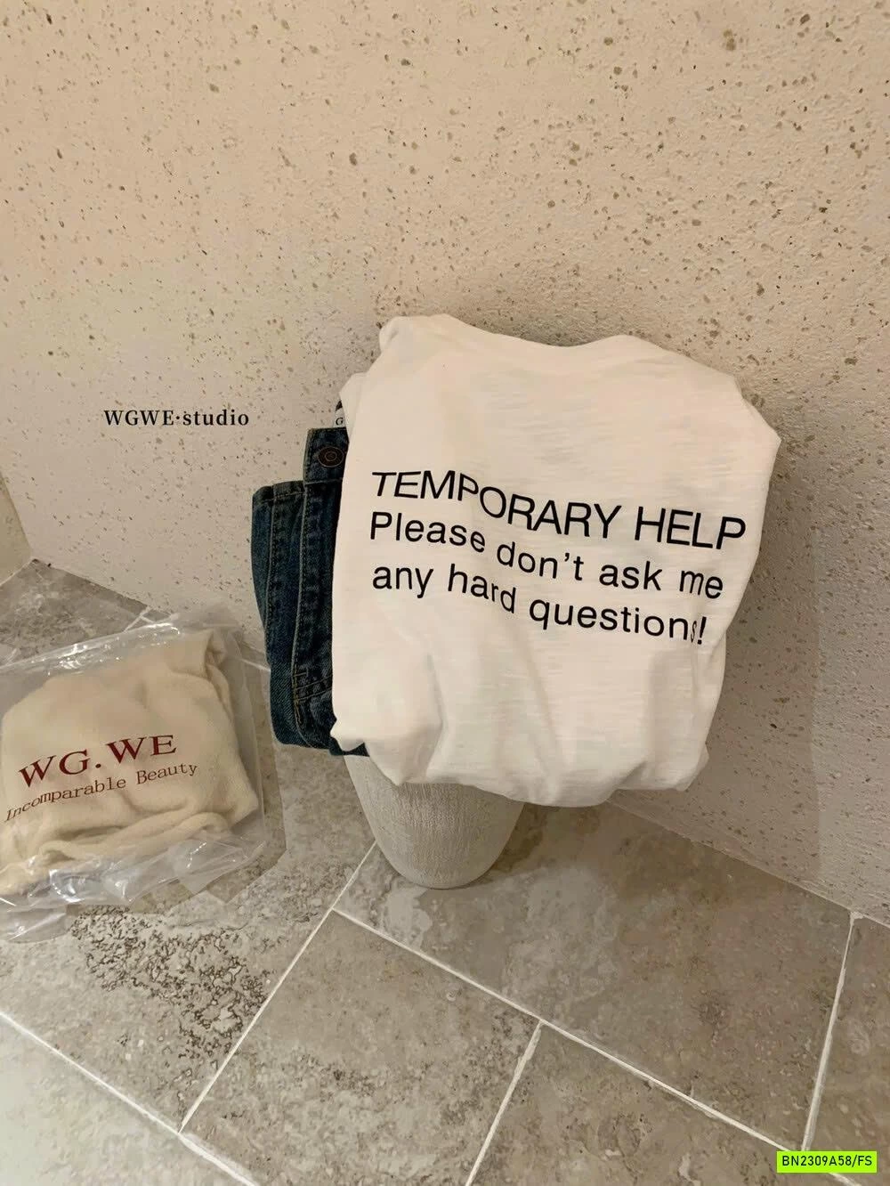 ÁO THUN XƯỚC DÀI TAY IN CHỮ