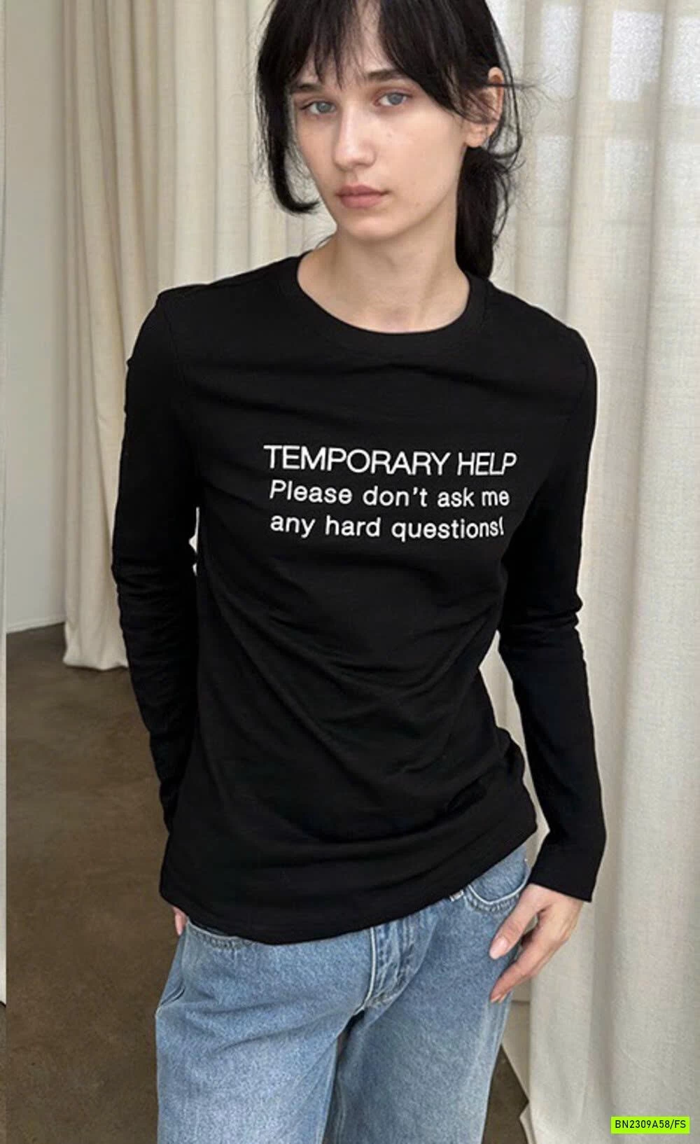 ÁO THUN XƯỚC DÀI TAY IN CHỮ