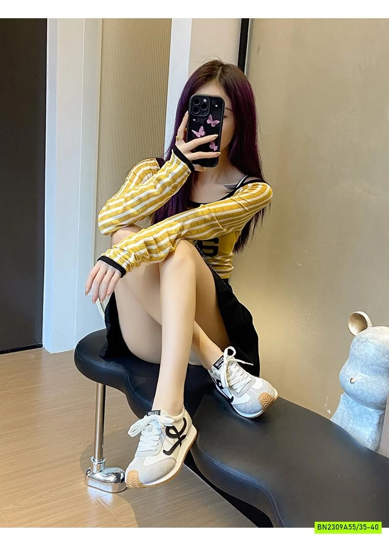 GIÀY THỂ THAO PHỐI KẺ