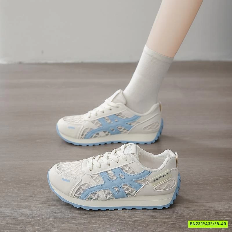 GIÀY THỂ THAO LƯỚI ĐẾ CAO NỮ