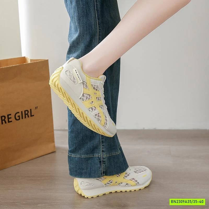 GIÀY THỂ THAO LƯỚI ĐẾ CAO NỮ