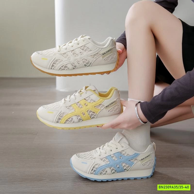 GIÀY THỂ THAO LƯỚI ĐẾ CAO NỮ