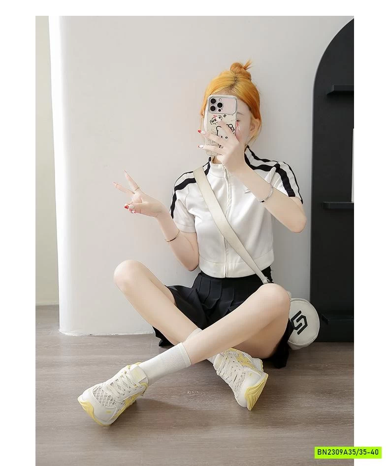 GIÀY THỂ THAO LƯỚI ĐẾ CAO NỮ