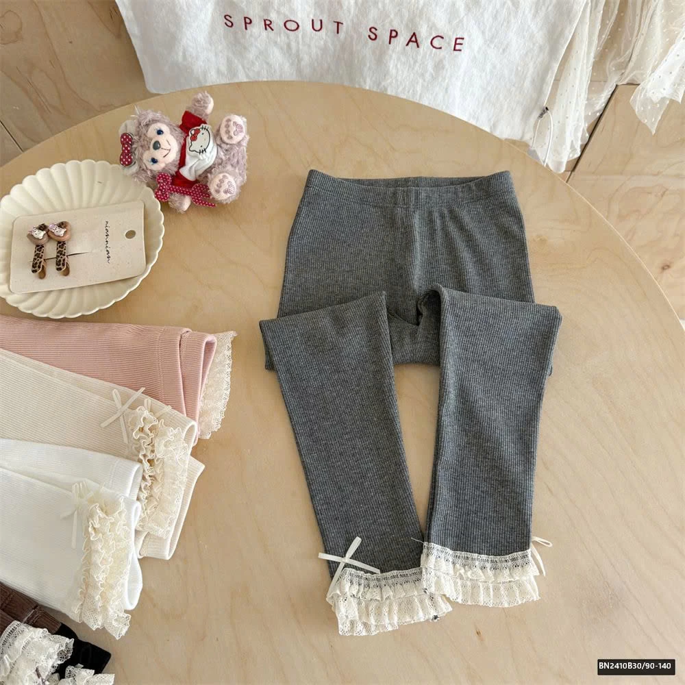 Quần leging gấu ren ningli