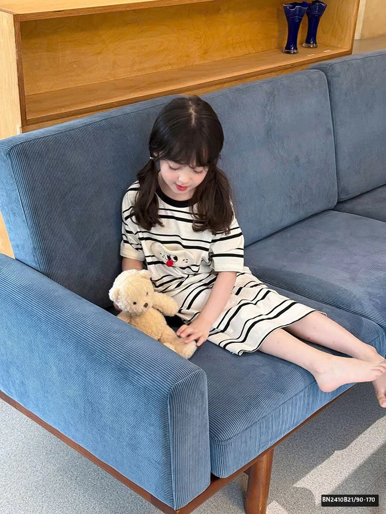 ĐẦM NGỦ COTTON KẺ NGANG AMBB 25C209