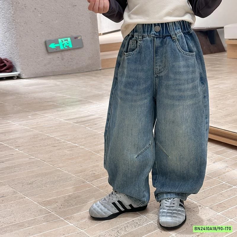 BAGGY JEANS BẠC GỐI 25F174 AMBB