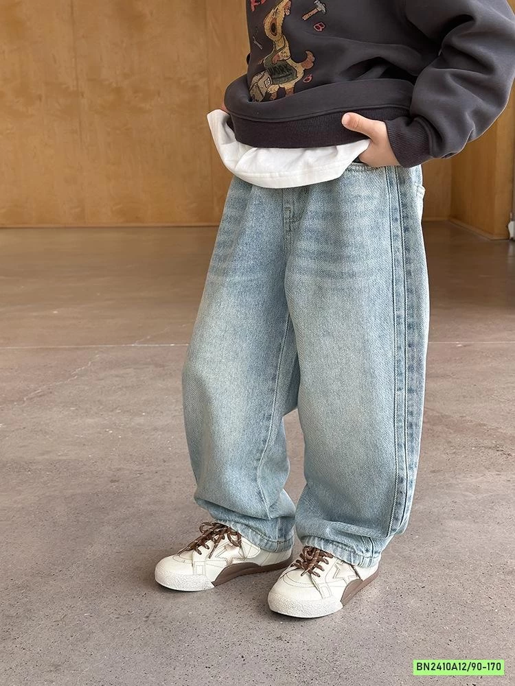 JEANS SUÔNG BẠC BASIC 25G163 AMBB