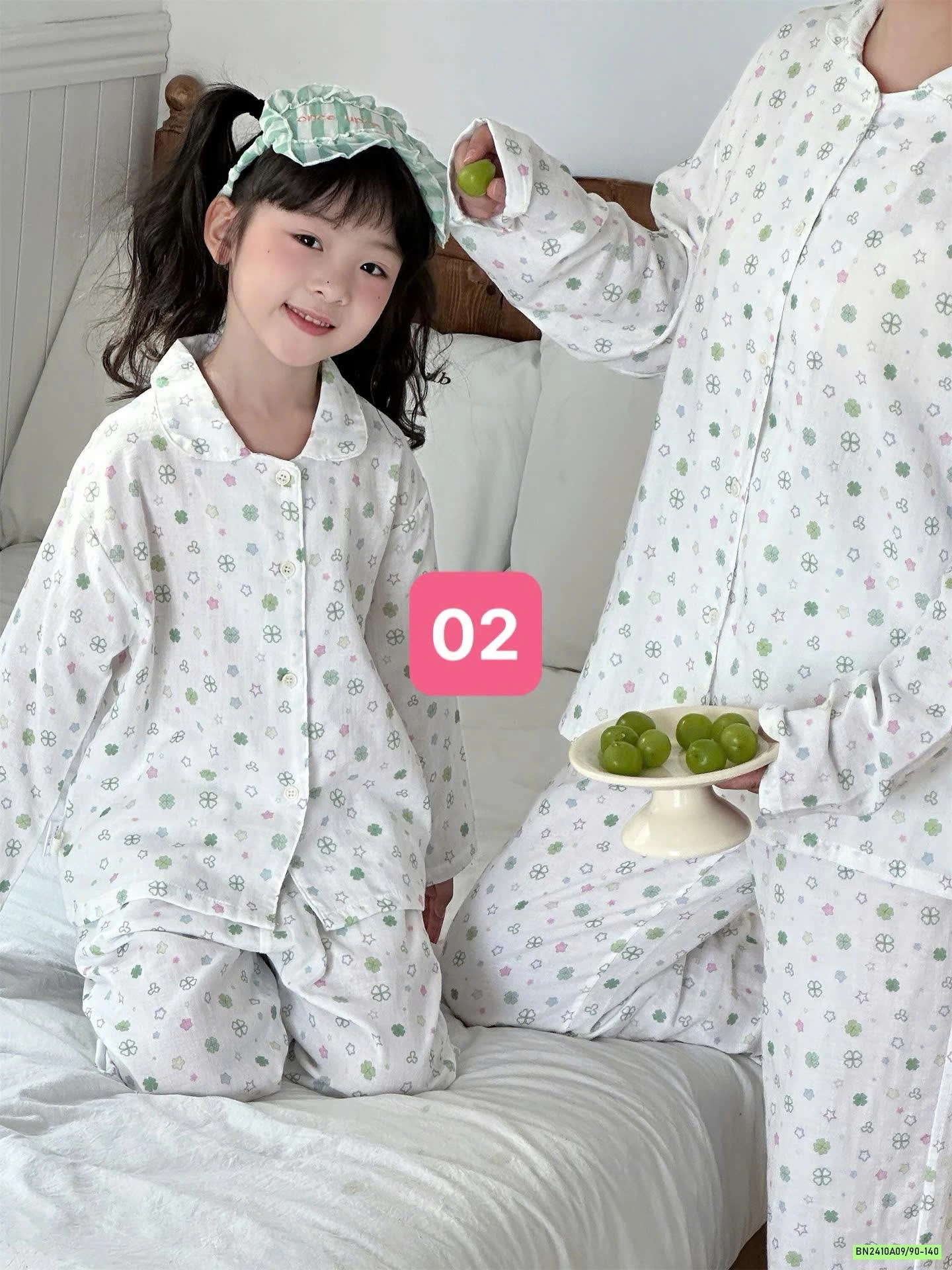 PIZAMA ĐŨI HONEY MẸ BÉ