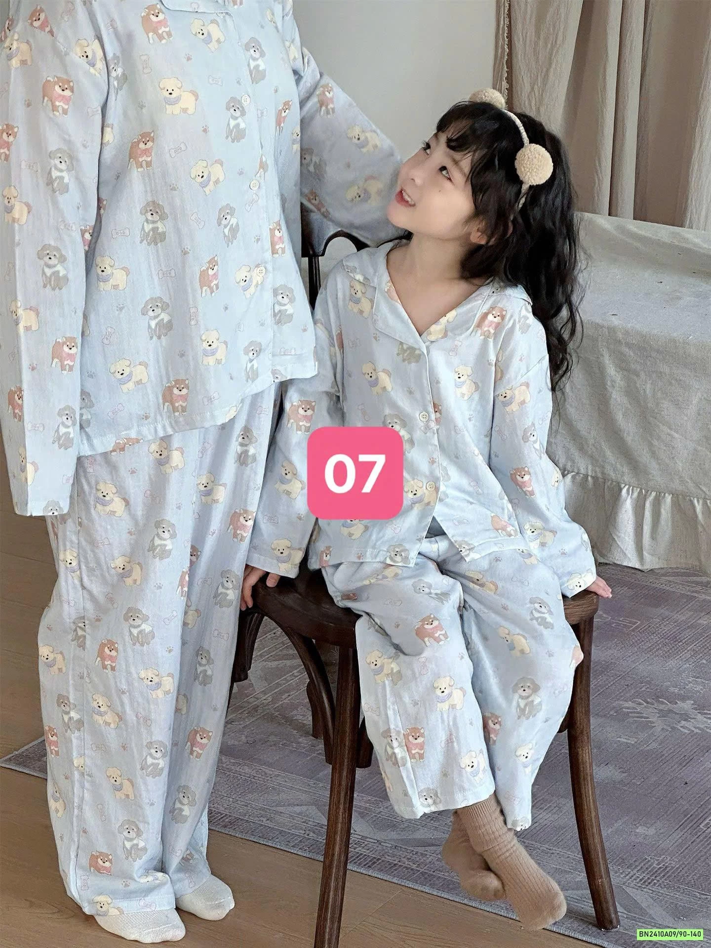 PIZAMA ĐŨI HONEY MẸ BÉ