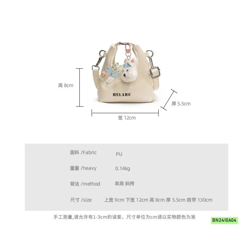 TÚI XÁCH MINI KÈM MÓC CÚN