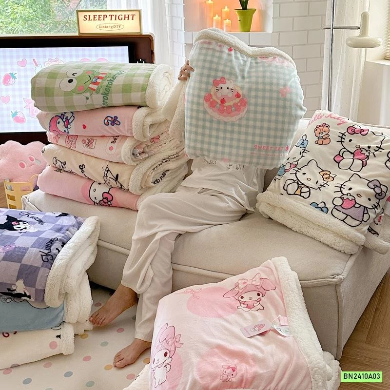 CHĂN BĂNG LÔNG CỪU HOẠT HÌNH