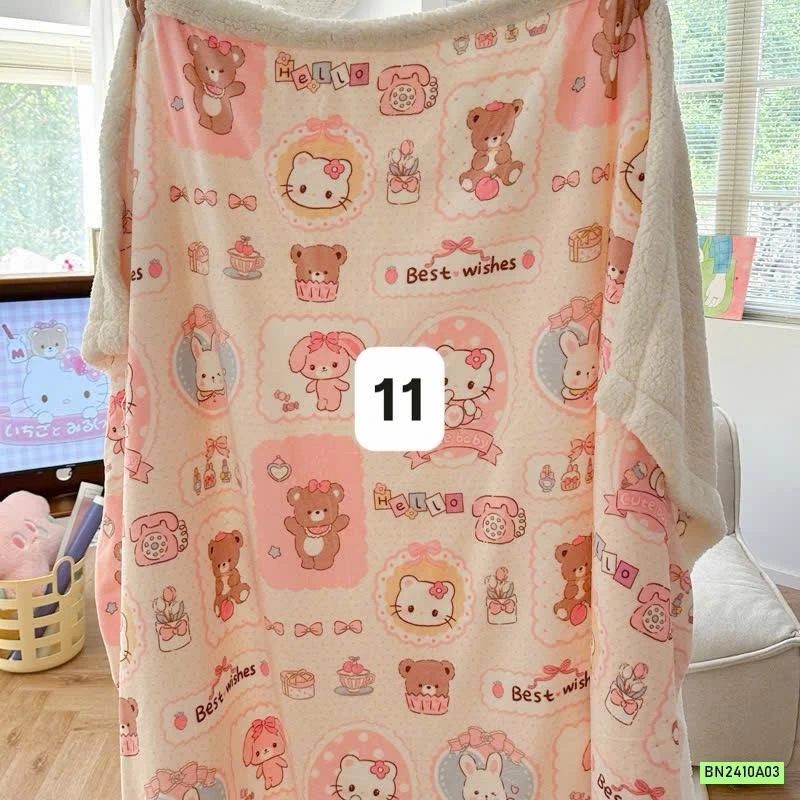 CHĂN BĂNG LÔNG CỪU HOẠT HÌNH