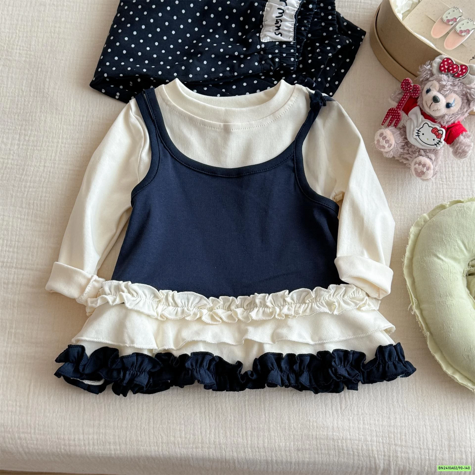 SÉT CHẤM BI QUẦN SUÔNG NINGLI