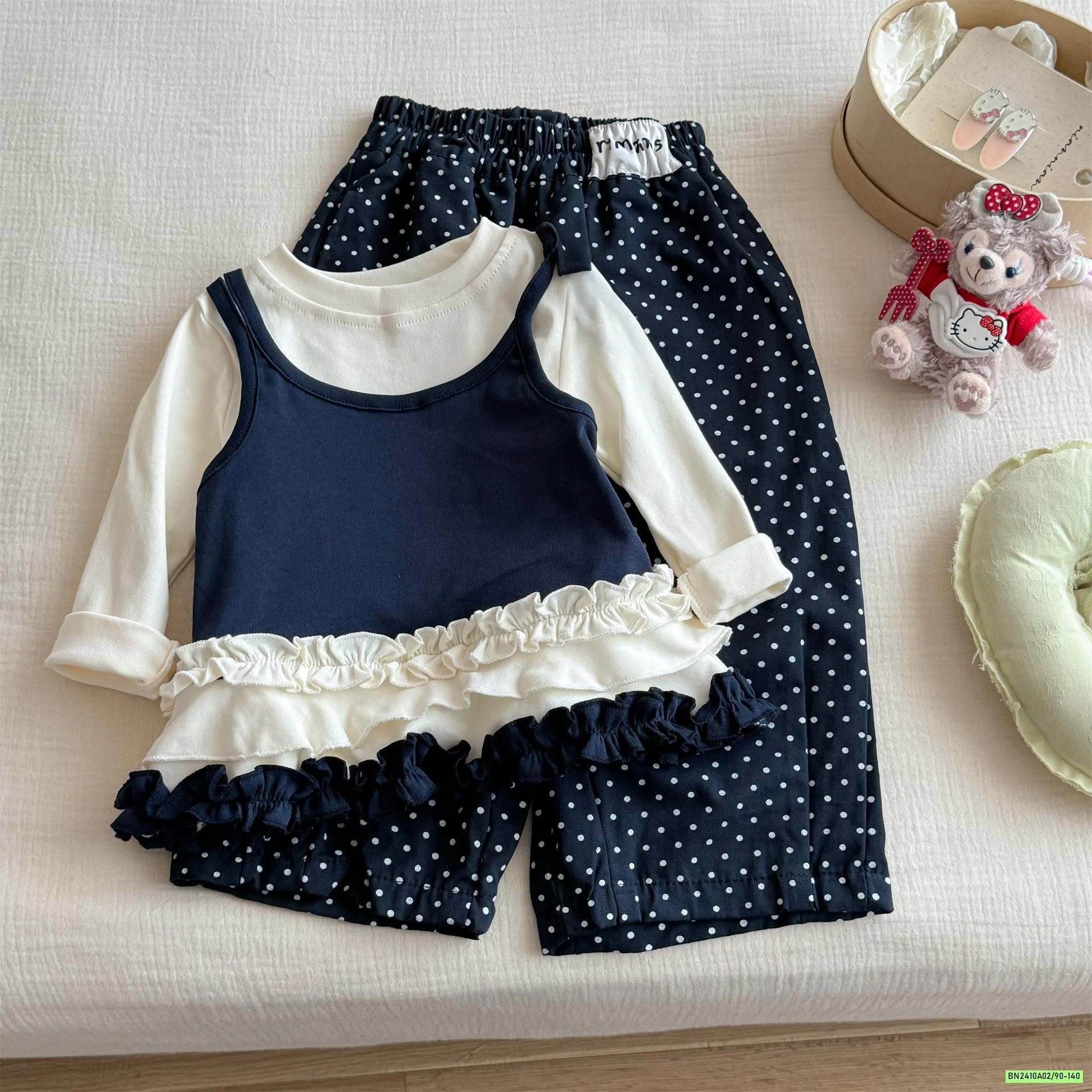 SÉT CHẤM BI QUẦN SUÔNG NINGLI