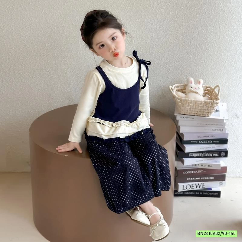 SÉT CHẤM BI QUẦN SUÔNG NINGLI