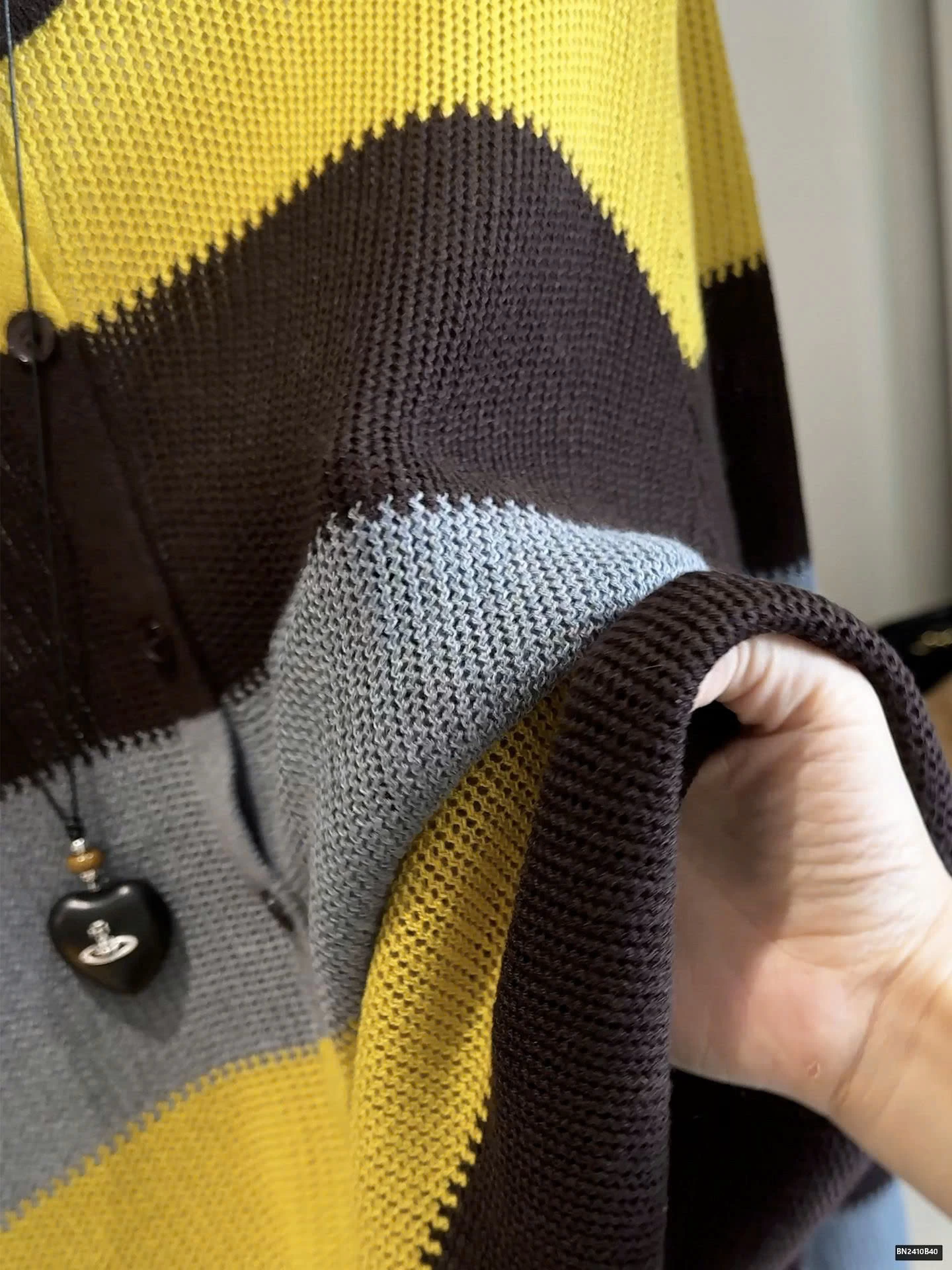 ÁO LEN DỆT PHỐI MÀU KẺ NGANG