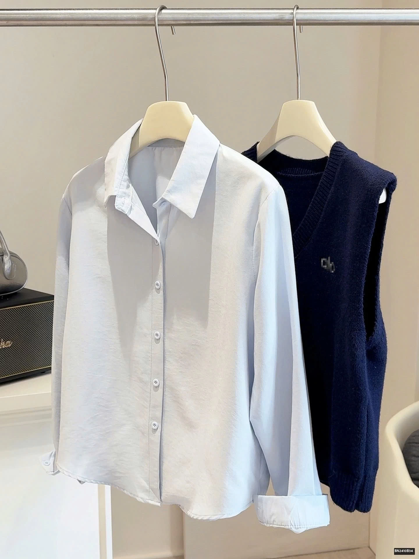 SÉT ÁO GILE LEN PHỐI SƠ MI