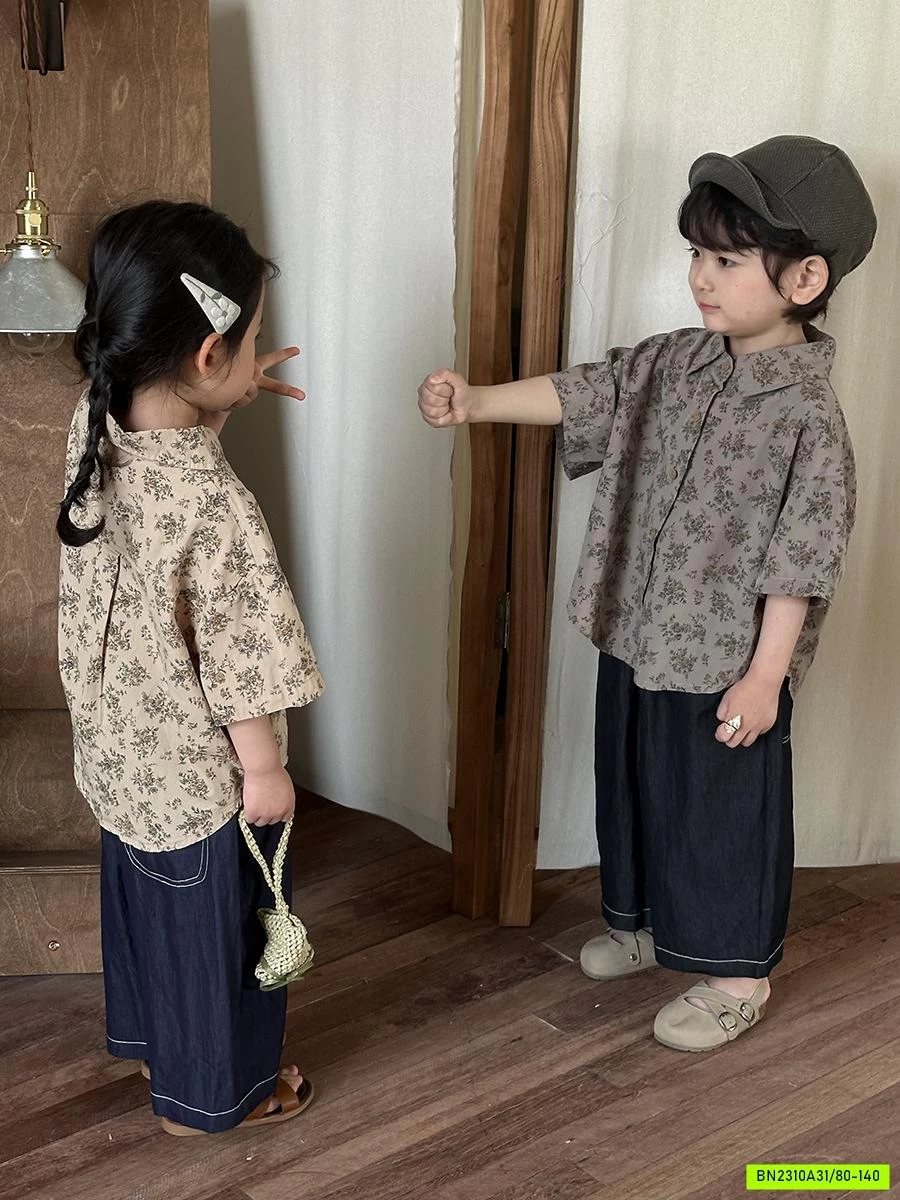 DENIM ỐNG SUÔNG VIỀN CHỈ NỔI