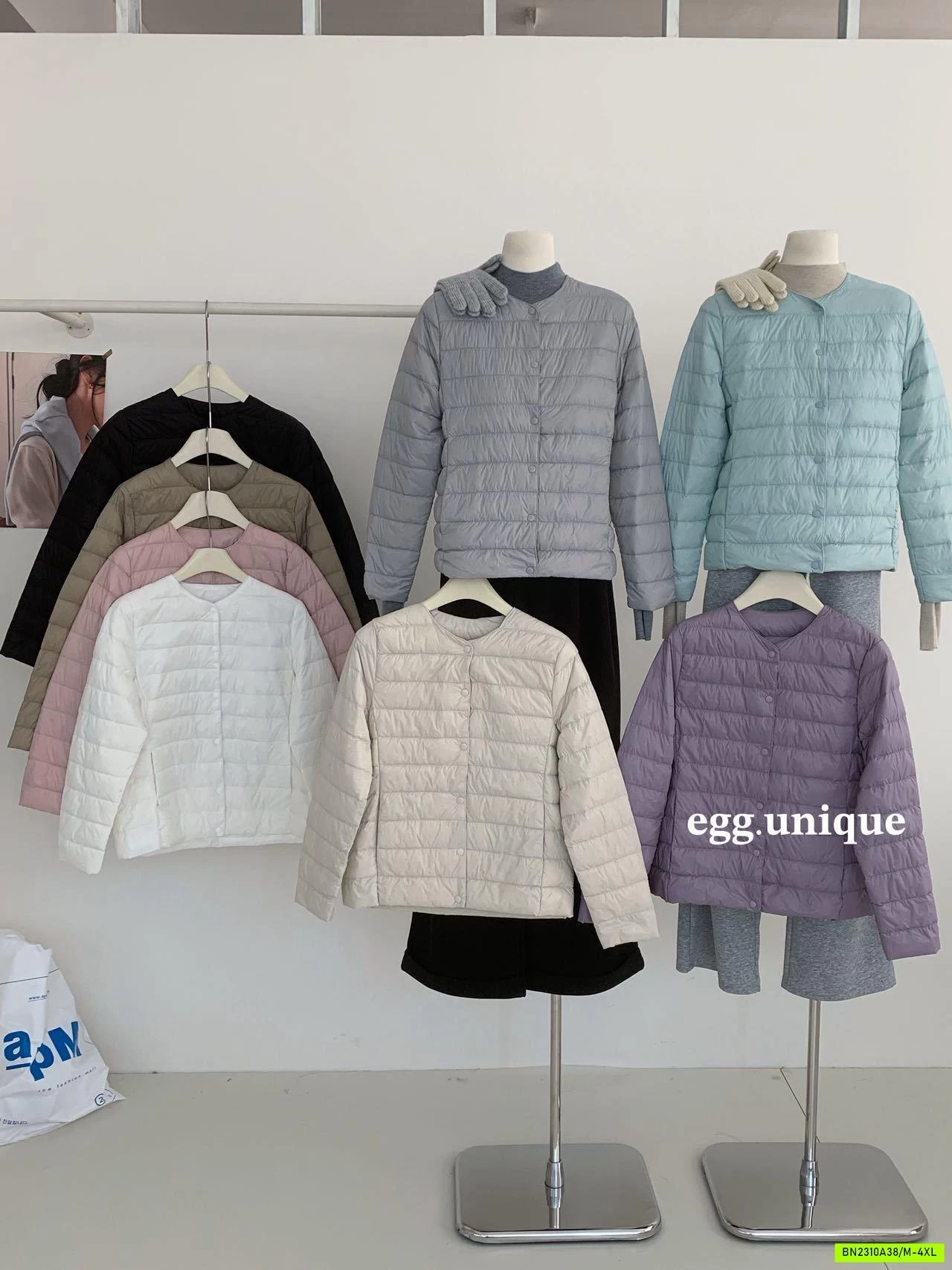 KHOÁC PHAO LÔNG VŨ EGG