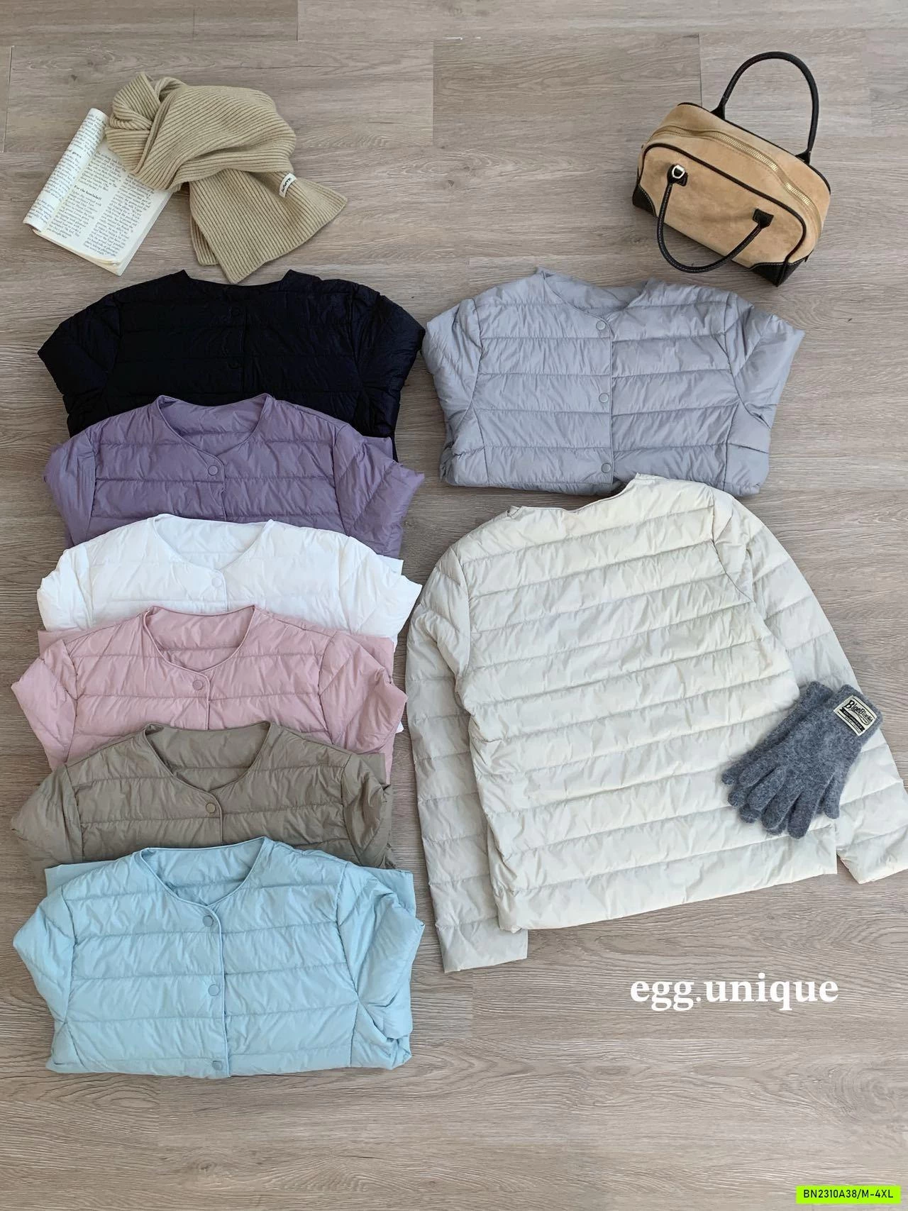 KHOÁC PHAO LÔNG VŨ EGG