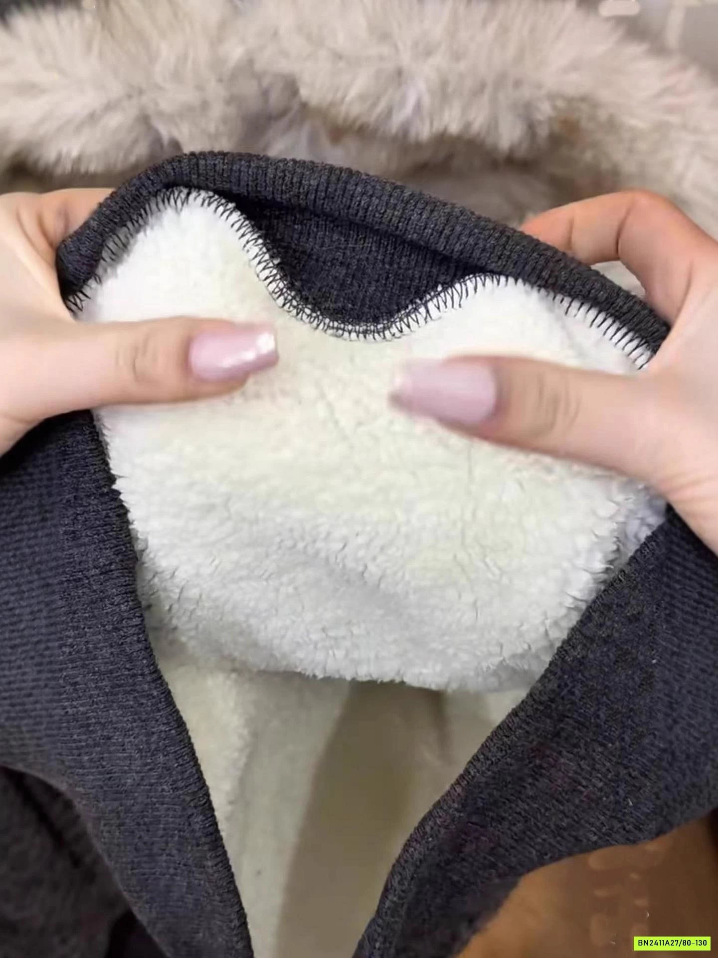 HOODIE NỈ TAI MÈO LÓT LÔNG CỪU